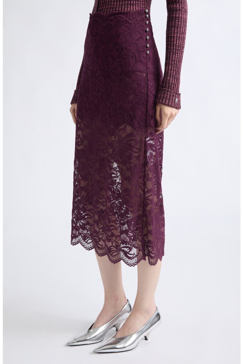 Layered Lace Skirt, Alternate, color, MAGENTA PURPLE
