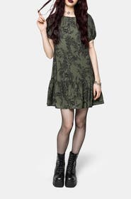 Disturbia Orla Foxglove Mini Smock Dress