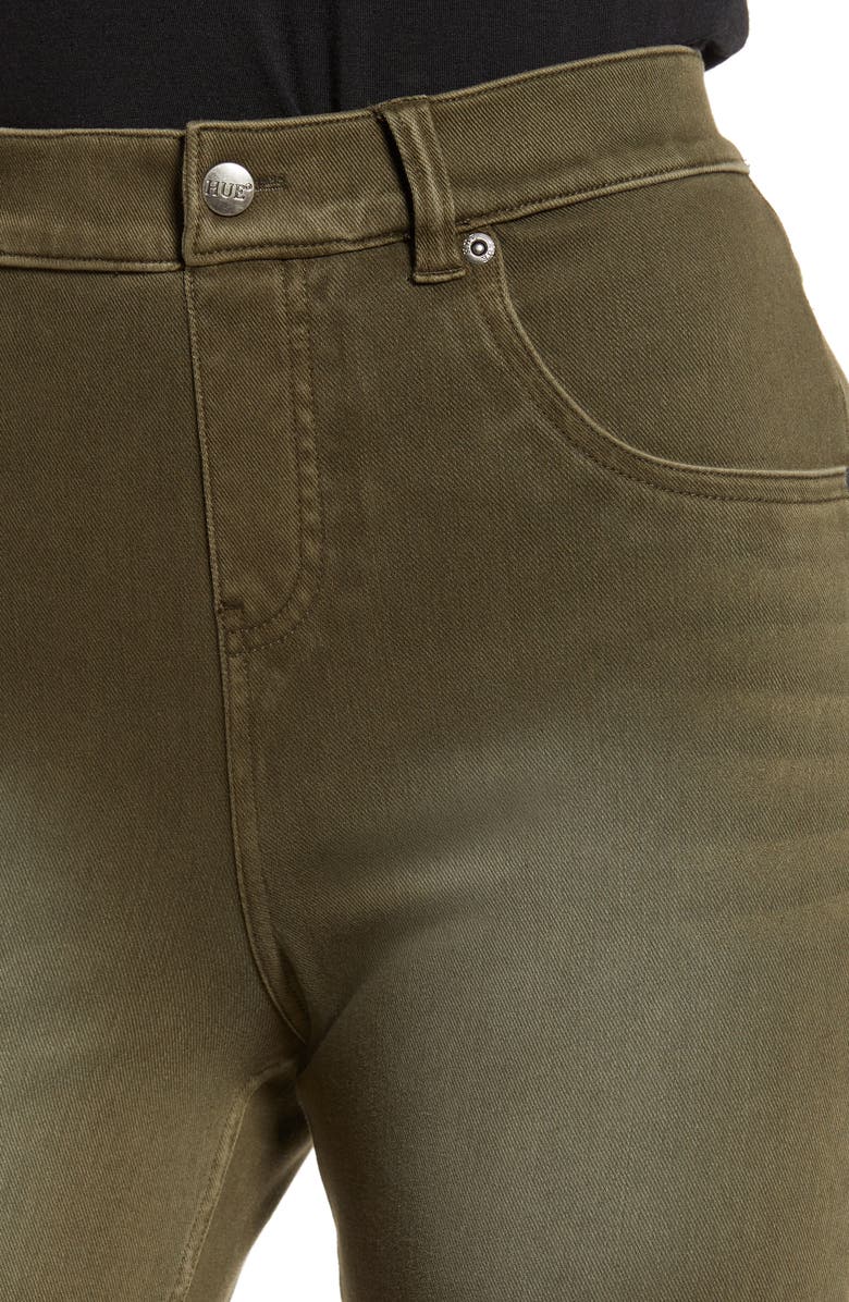 Hue AZ Ultrasoft Denim Leggings, Alternate, color, Faded Forest Wash