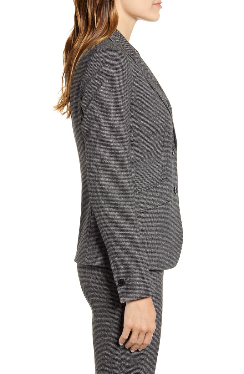 Anne Klein Houndstooth Blazer, Alternate, color,