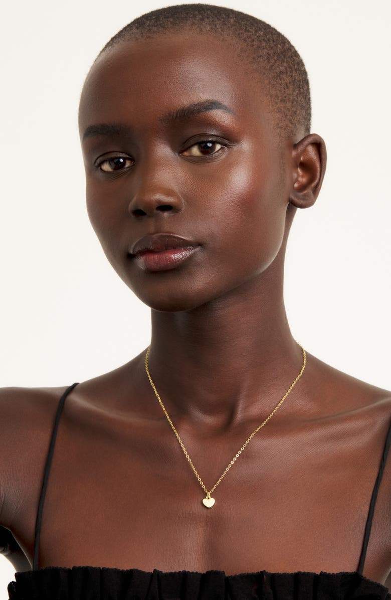 Ted Baker London Hara Tiny Heart Pendant Necklace, Alternate, color, Gold