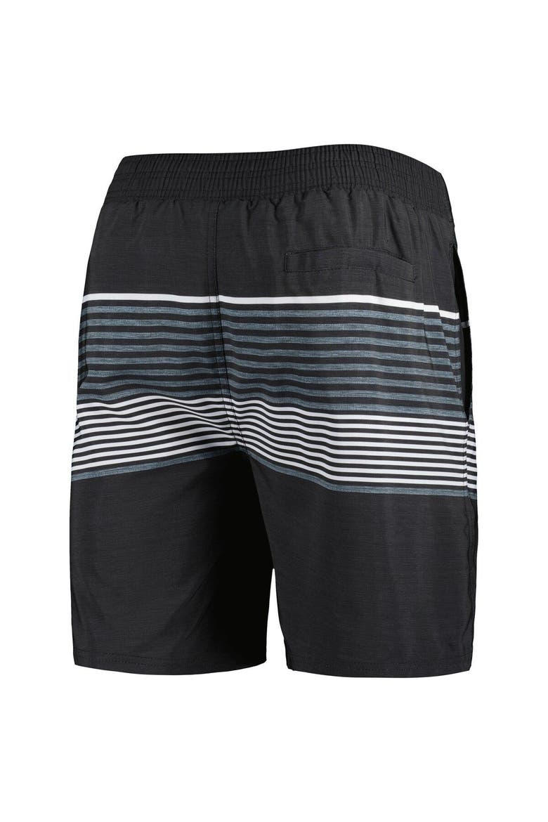 Men's G-III Sports by Carl Banks Black Cleveland Browns Coastline Volley Swim Shorts, Alternate, color, Black