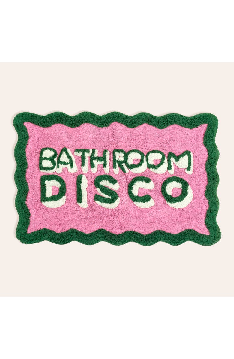 Zsa Zsa Zsu Punjab 100% Cotton Bath Mat 24X35 In, Main, color, Pink