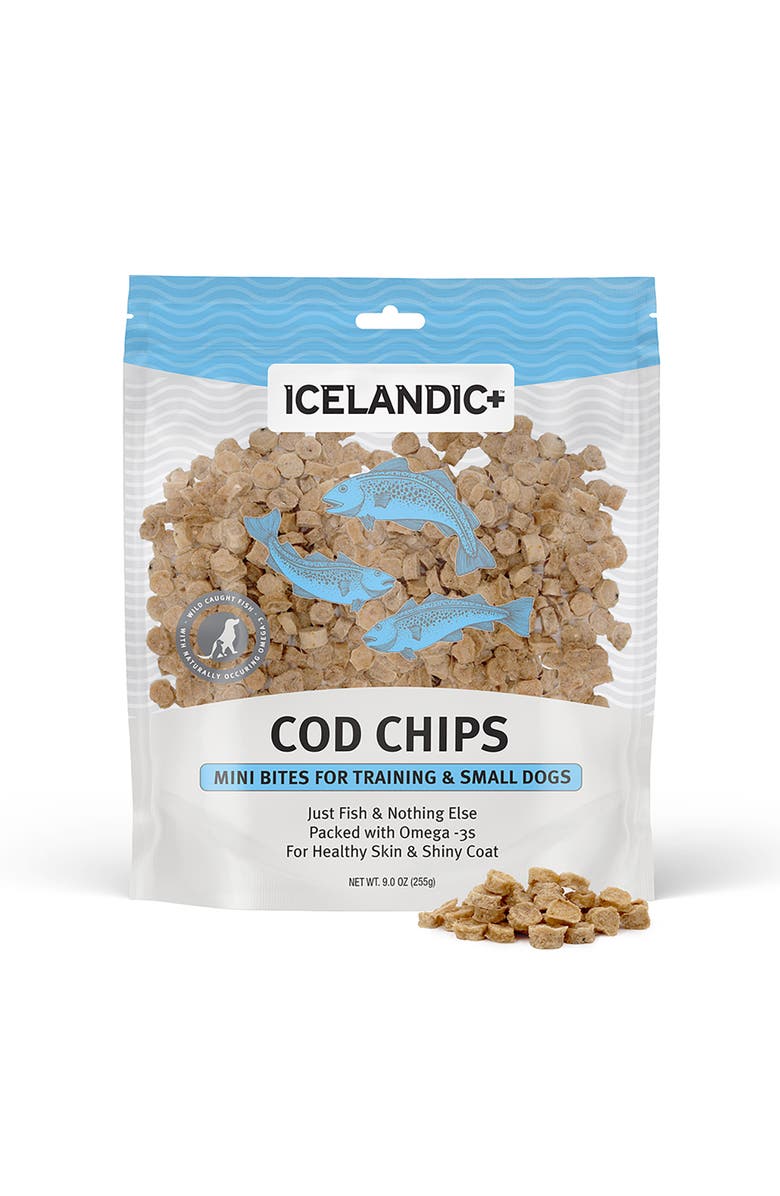 ICELANDIC+ Cod 9oz Dog Treats, Alternate, color, Brown