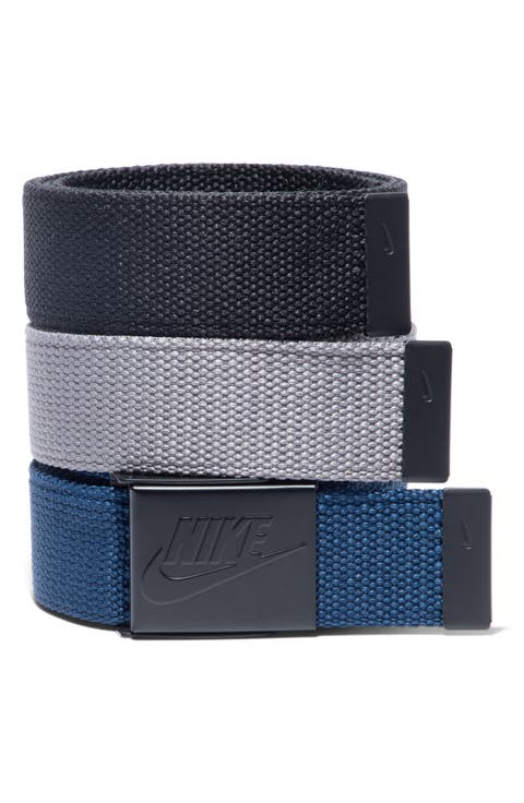 Set of 3 Webbed Belts