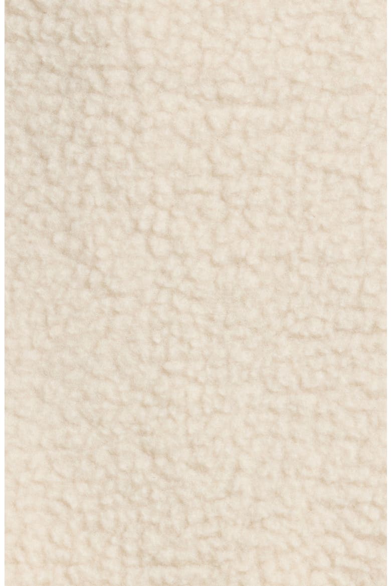 Pieper Water Repellent Recycled Polyester Fleece Quarter Zip Top, Alternate, color, OAT MILK