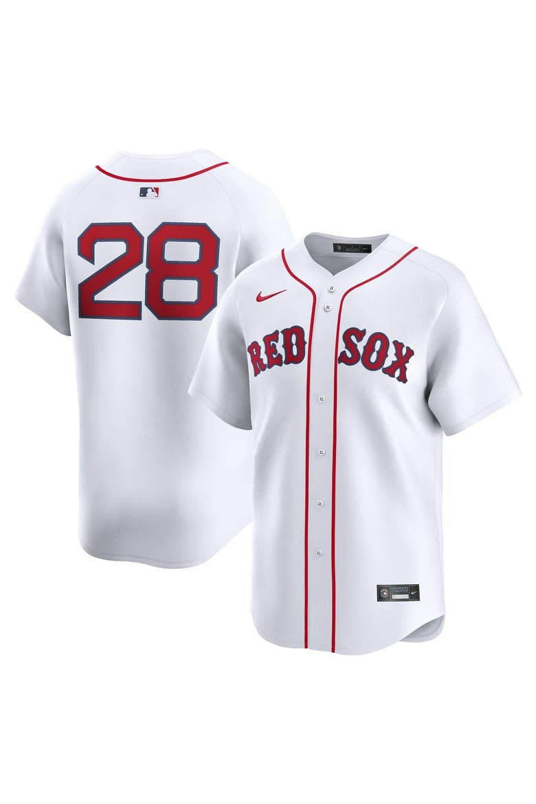Men's Nike Kristian Campbell White Boston Red Sox Home Limited Jersey, Alternate, color, White