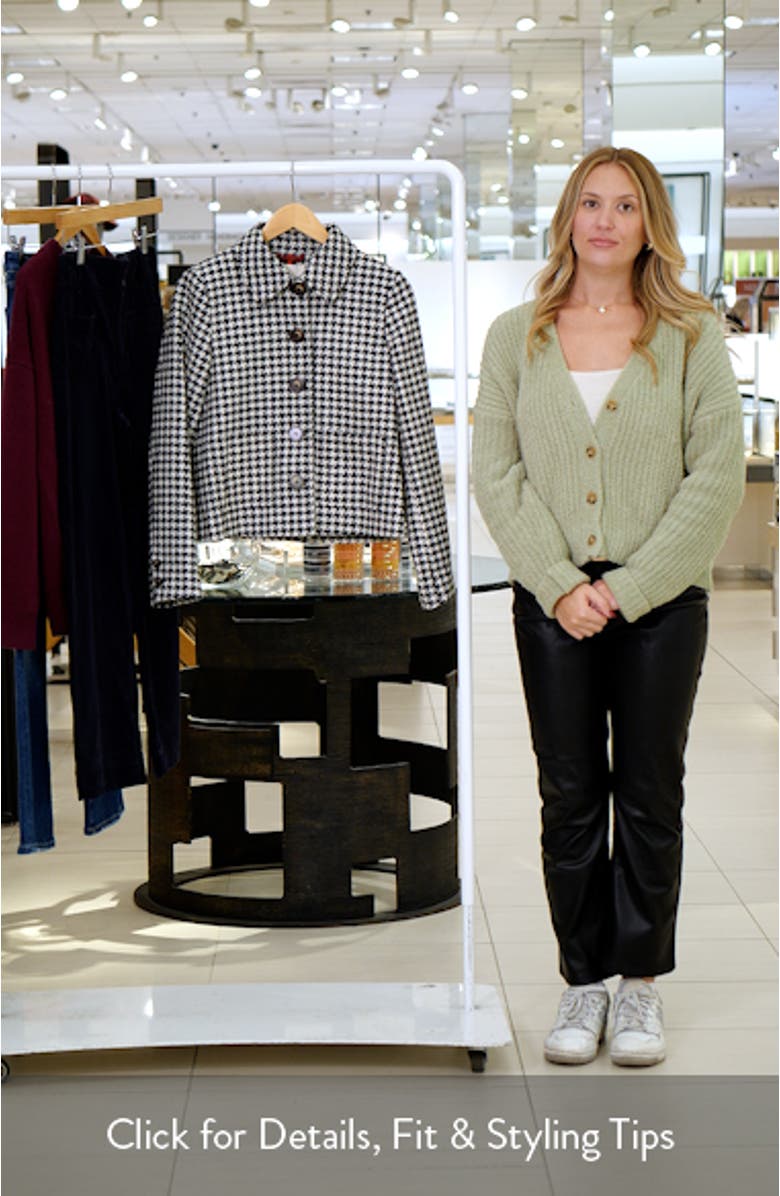 Knightsbridge Houndstooth Check Wool Jacket, sales video thumbnail