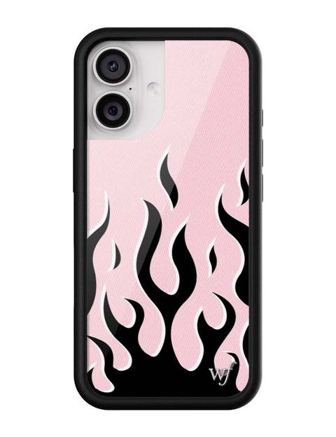 Flames | Pink & Black iPhone 17/Air/17 Pro/17 Pro Max Case