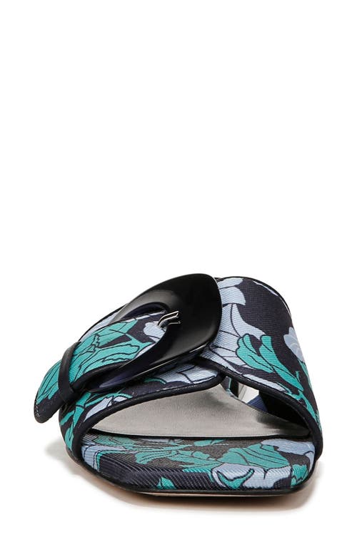 27 Edit Naturalizer Naomi Slide Sandal In Skyway Blue Multi Fabric