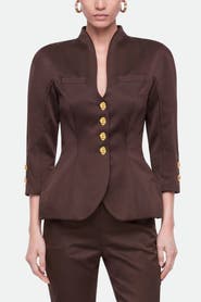 Nocturne Boned Stand Collar Jacket