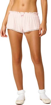 EDIKTED Dream Waffle Knit Shorts