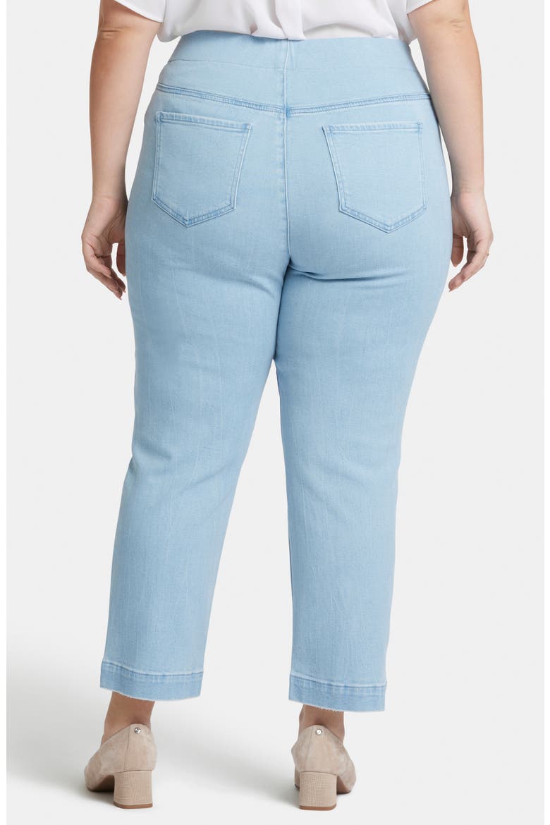 Bailey Pull-On Ankle Relaxed Straight Leg Jeans, Alternate, color, SANTORINI