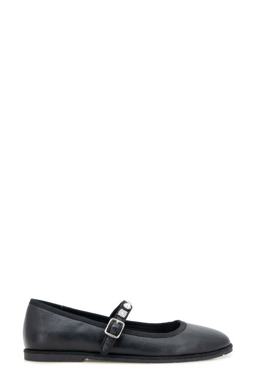 Reaction Kenneth Cole Elda Embellished Mary Jane Flat In Black