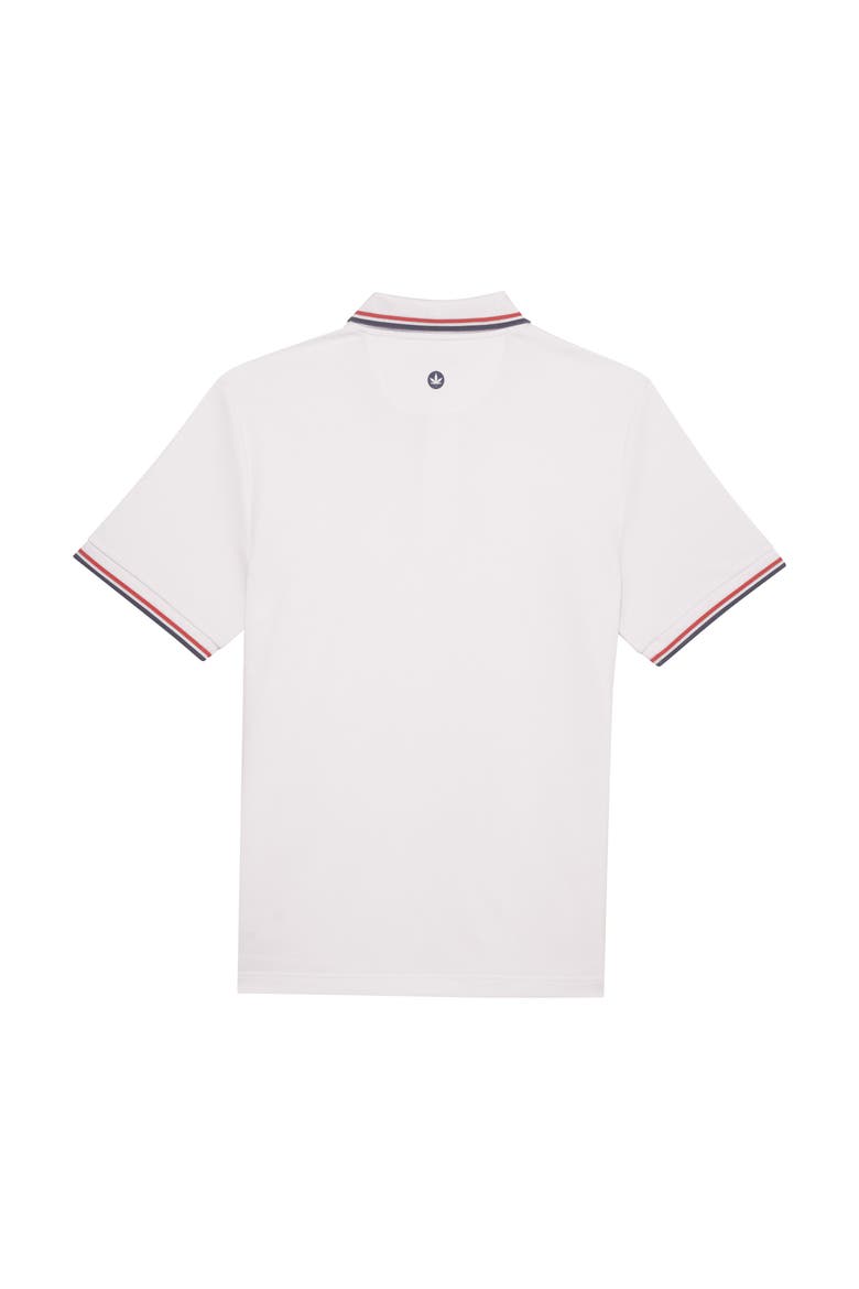 Tipped Match Polo 2.0, Alternate, color, White Red Navy