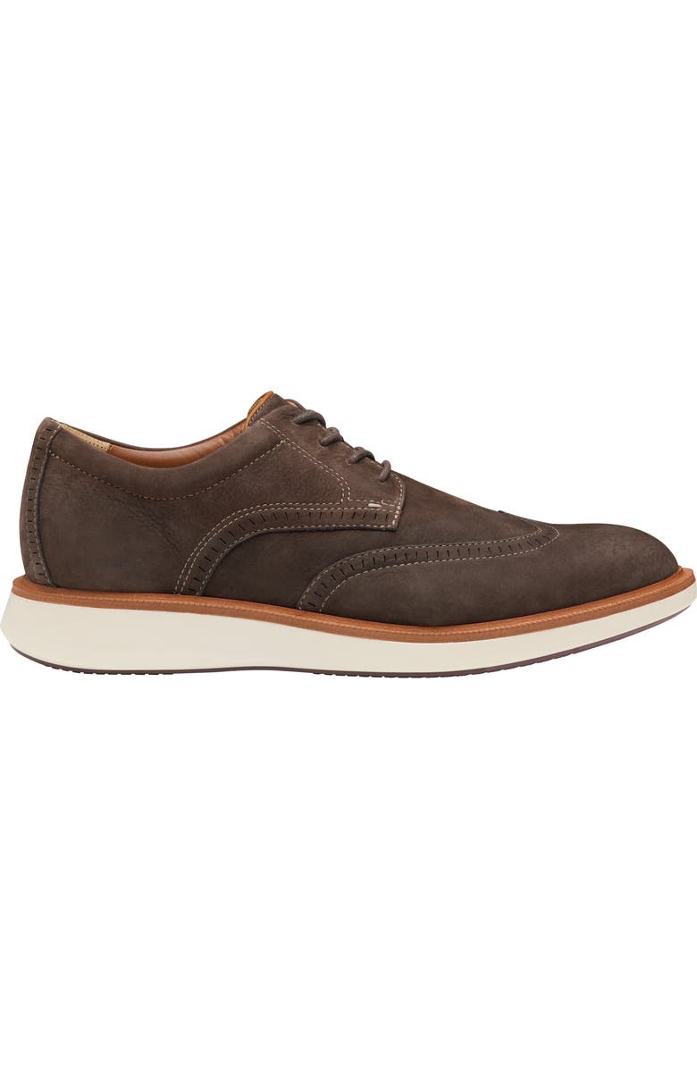 Johnston & Murphy Parker Waterproof Wingtip Derby, Alternate, color, Brown Waterproof Nubuck