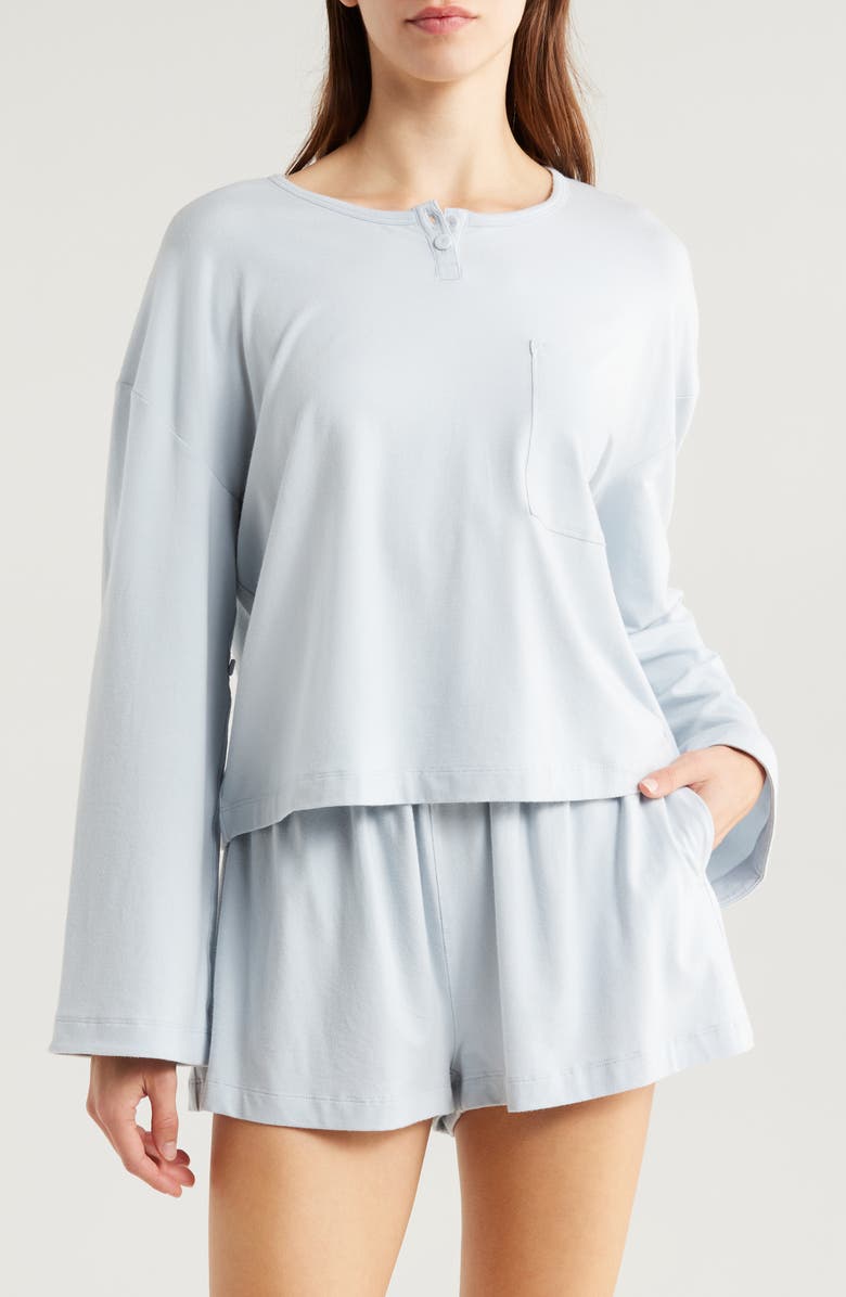Lunya Slumberknit<sup>™</sup> Pajamas, Main, color, Tranquil Blue