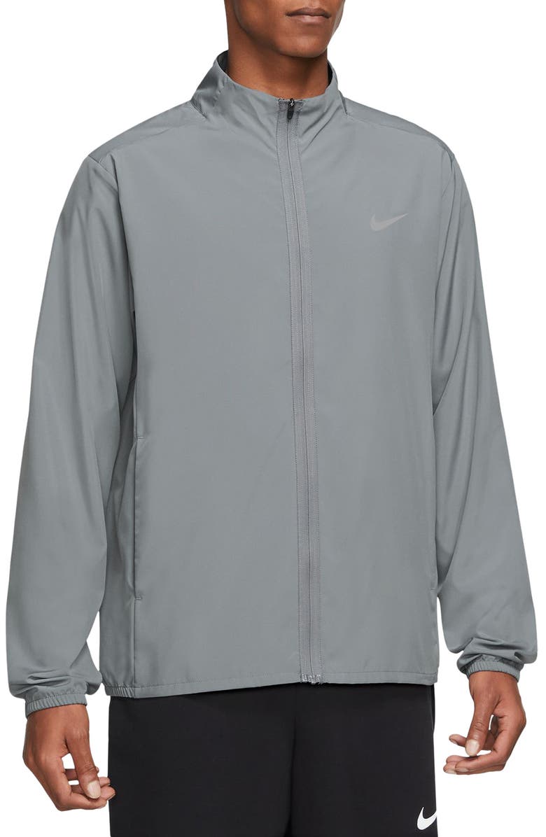 Nike Form Dri-FIT Versatile Jacket, Main, color, Smoke Grey/ Silver