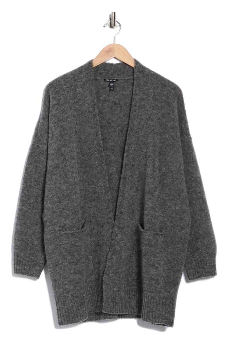 Pocket Cardigan, Alternate, color, METEOR