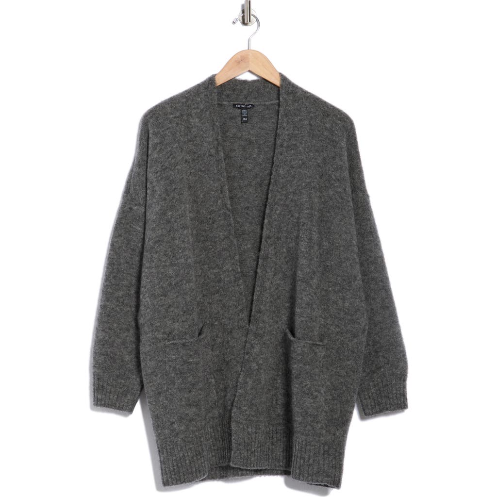 Eileen Fisher Pocket Cardigan In Gray