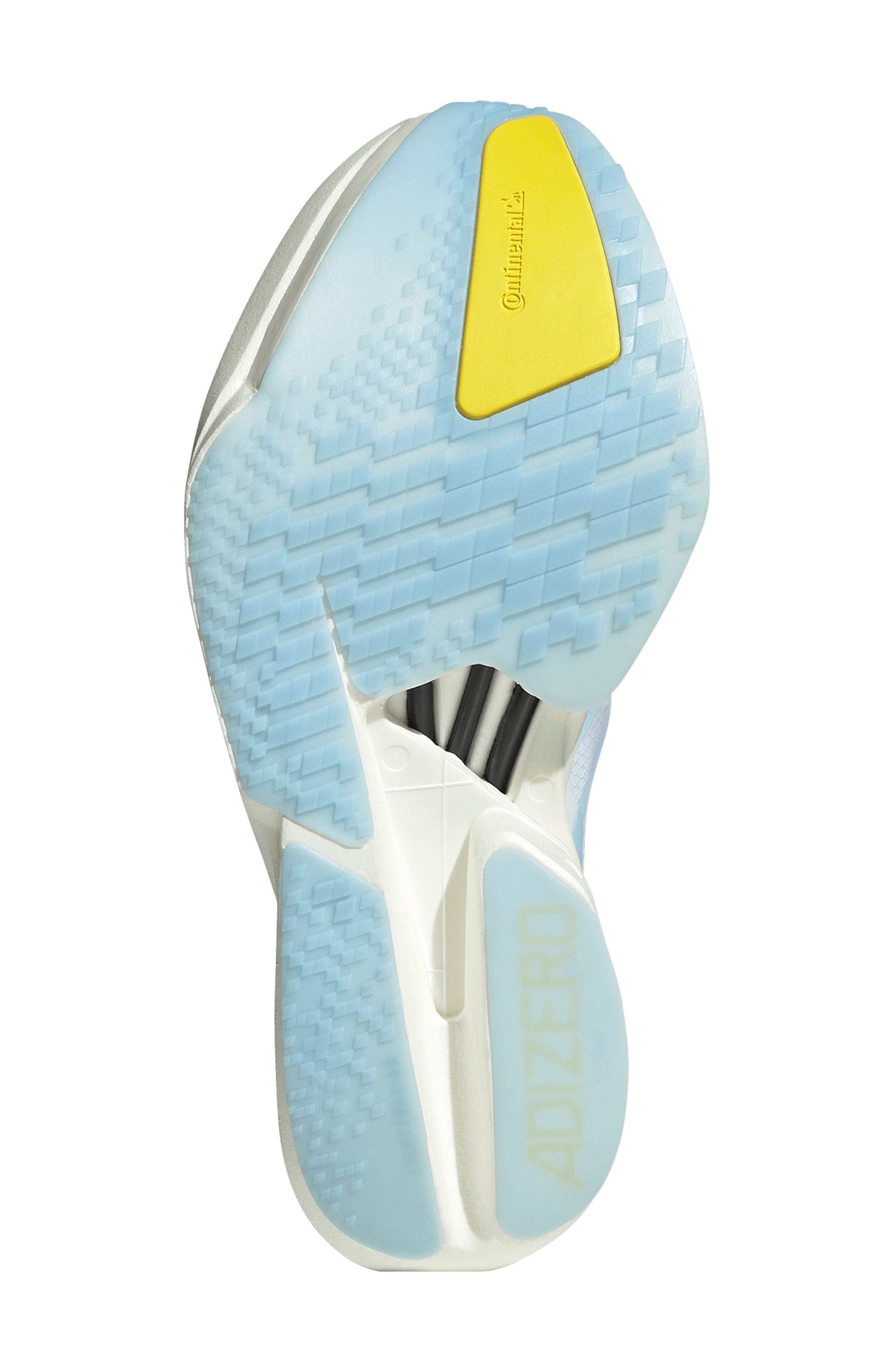 Adizero Adios Pro 4 Running Shoe, Alternate, color, FTWR WHITE