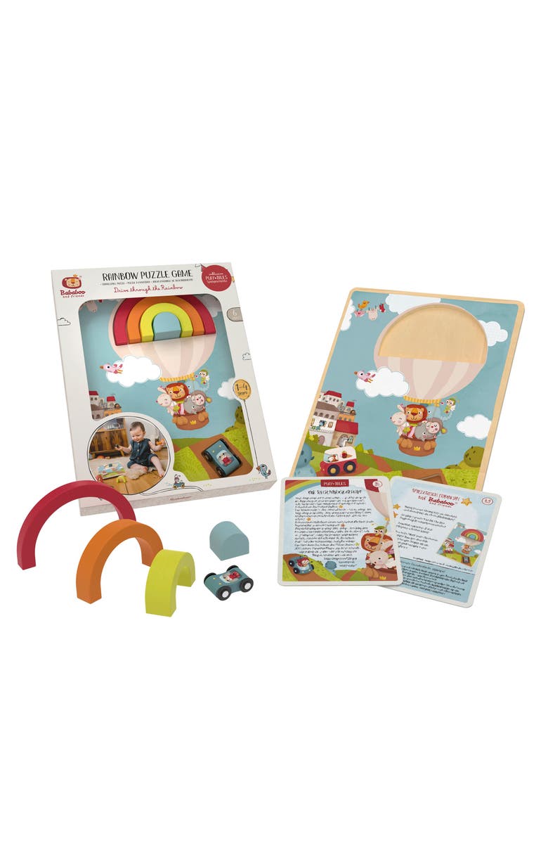 Bababoo and friends<sup>®</sup> Drive Through the Rainbow Puzzle Game, Alternate, color, Multi / Blue