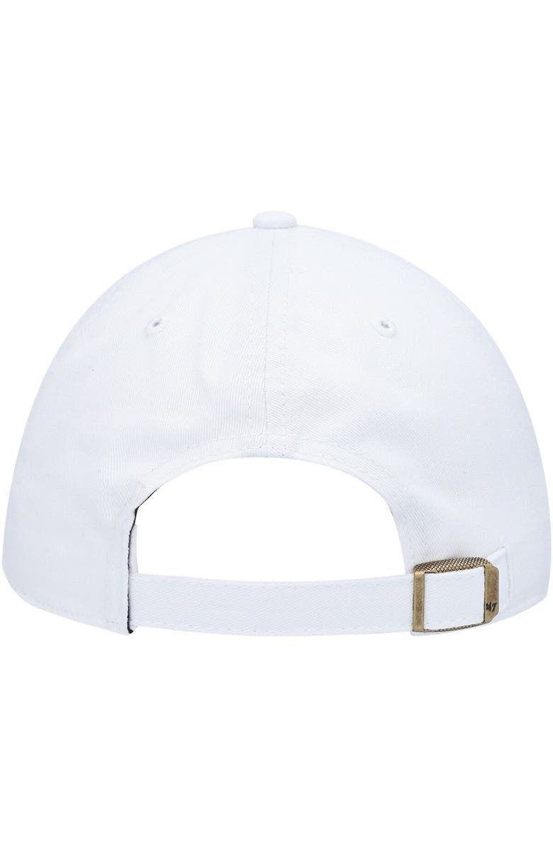 '47 Women's '47 White Denver Broncos Miata Clean Up Logo Adjustable Hat, Alternate, color,