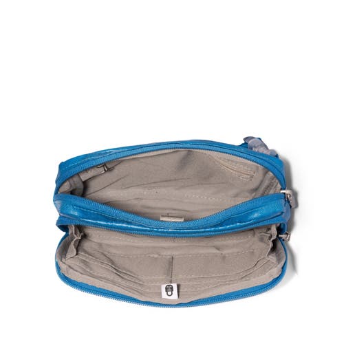 Baggallini Modern Belt Bag Sling In Cerulean Gloss Ripstop
