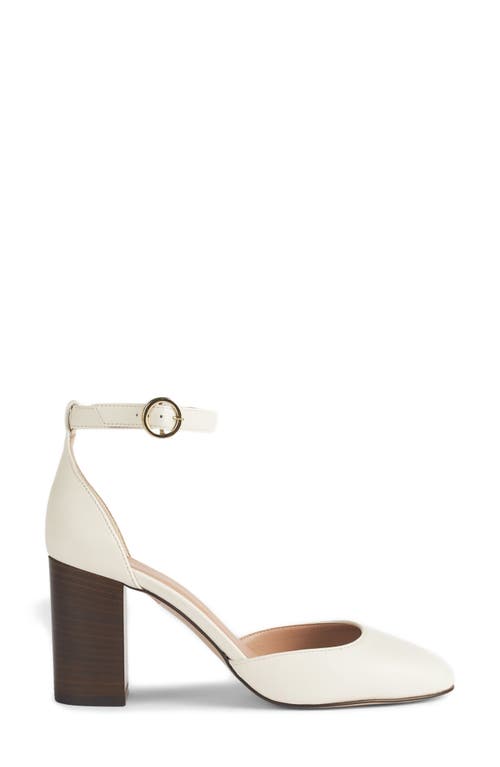 Lk Bennett Simmi Ankle Strap Pump In White