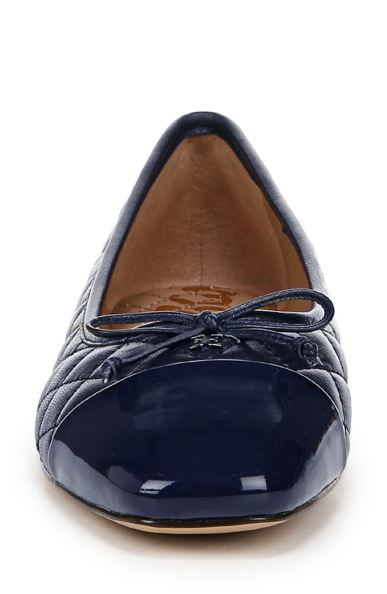 Marilyn Cap Toe Ballet Flat, Alternate, color, MIDNIGHT BLUE
