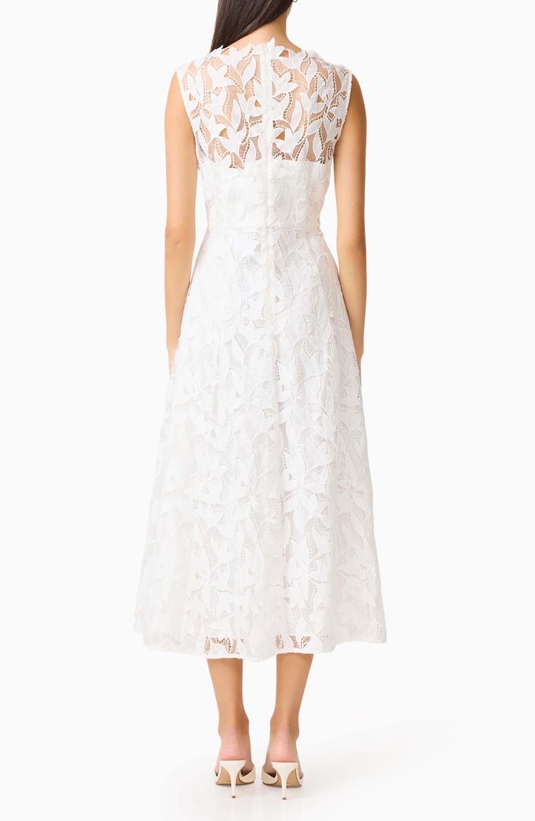 Elliatt Eris Lace Midi Dress, Alternate, color, White