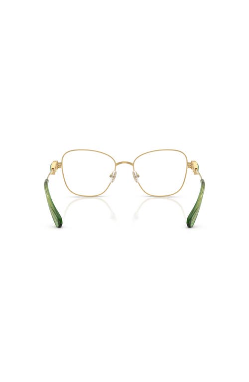 Swarovski 52mm Irregular Optical Glasses In Gold