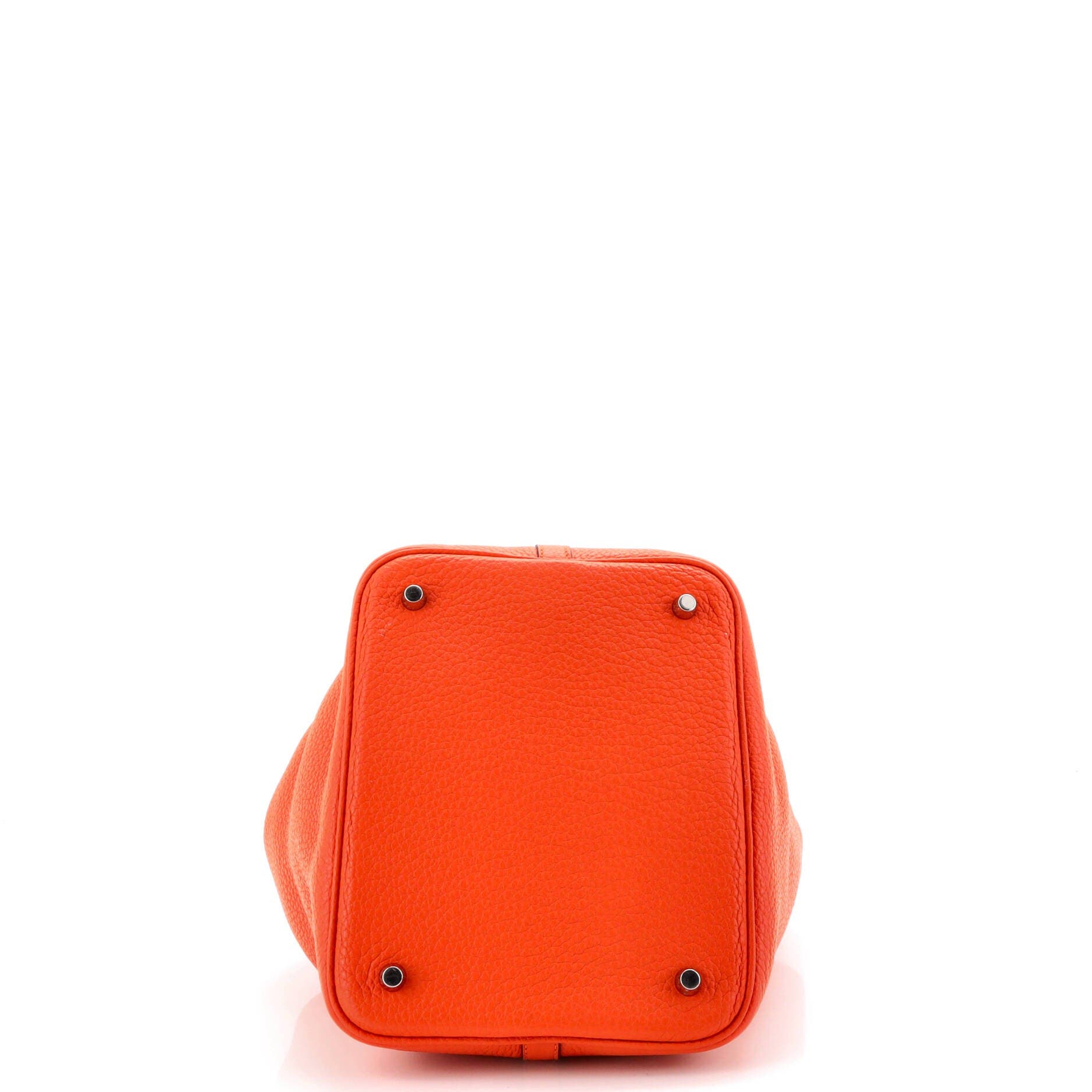 Pre-Owned Hermes Picotin Lock Bag Clemence MM, Alternate, color, Feu