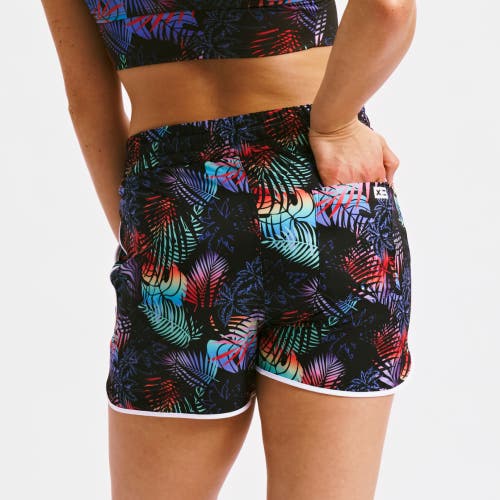 Tomboyx High Waist Swim 2.5-inch Board Shorts In Multi
