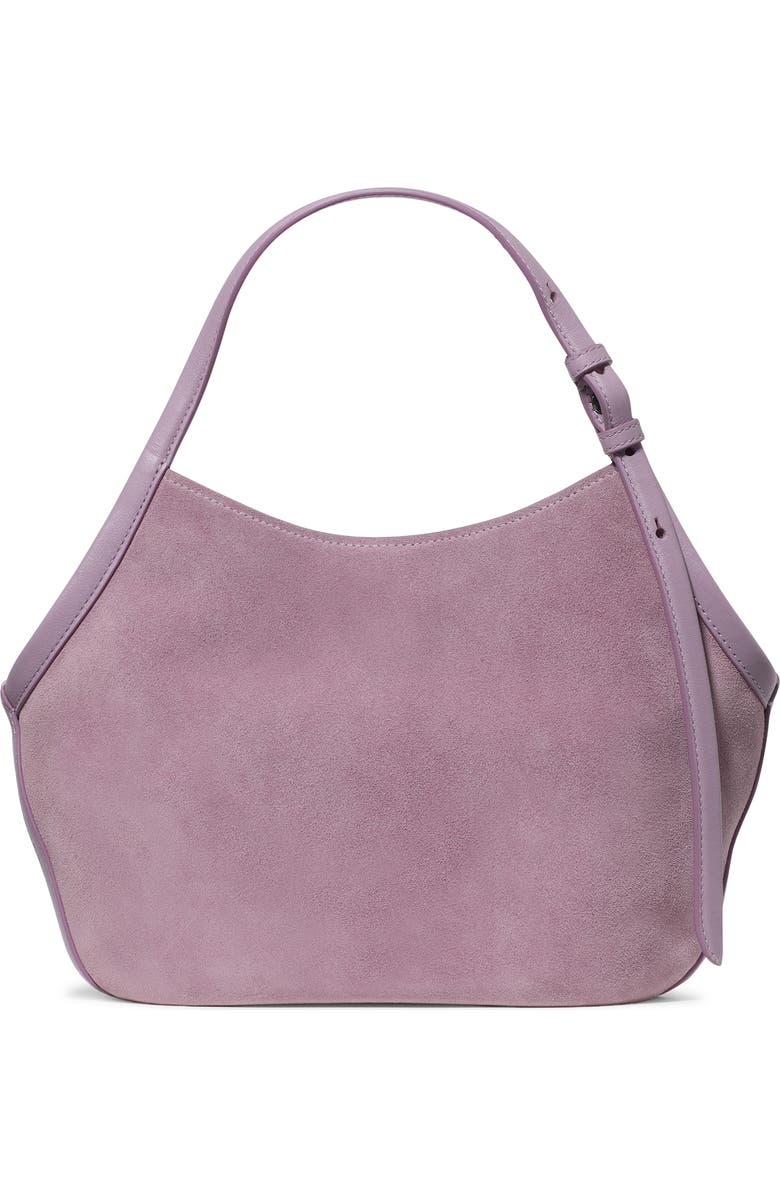 Kate Spade New York Small Deco Suede Tulip Tote, Alternate, color, Market Purple