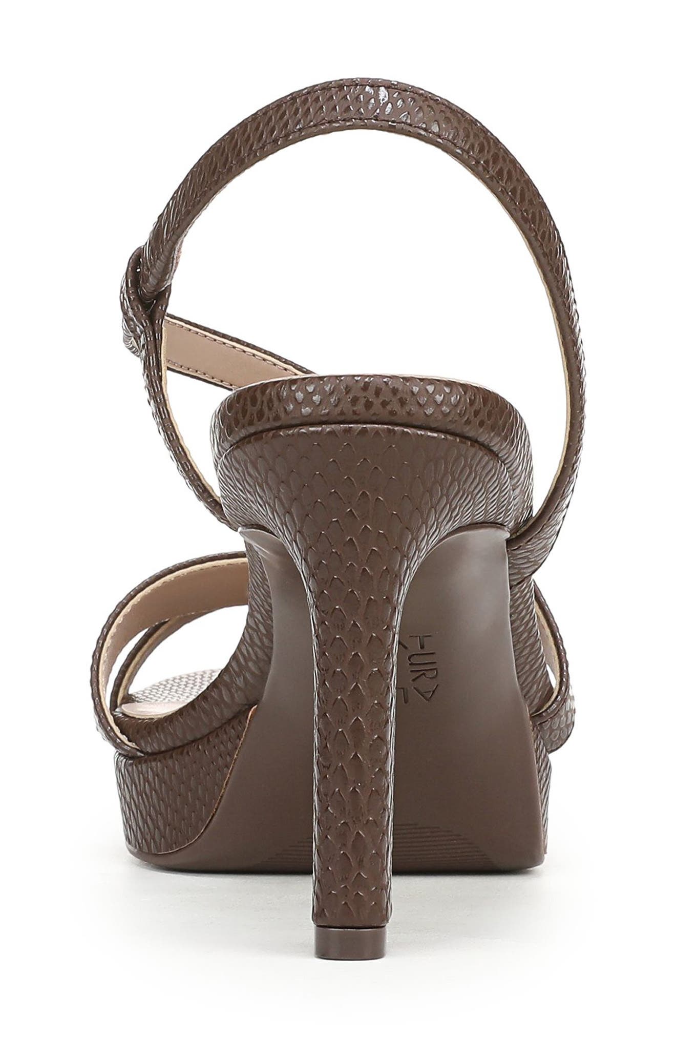 Abby Slingback Sandal - Wide Width Available, Alternate, color, BROWN SNAKE FAUX LEATHER