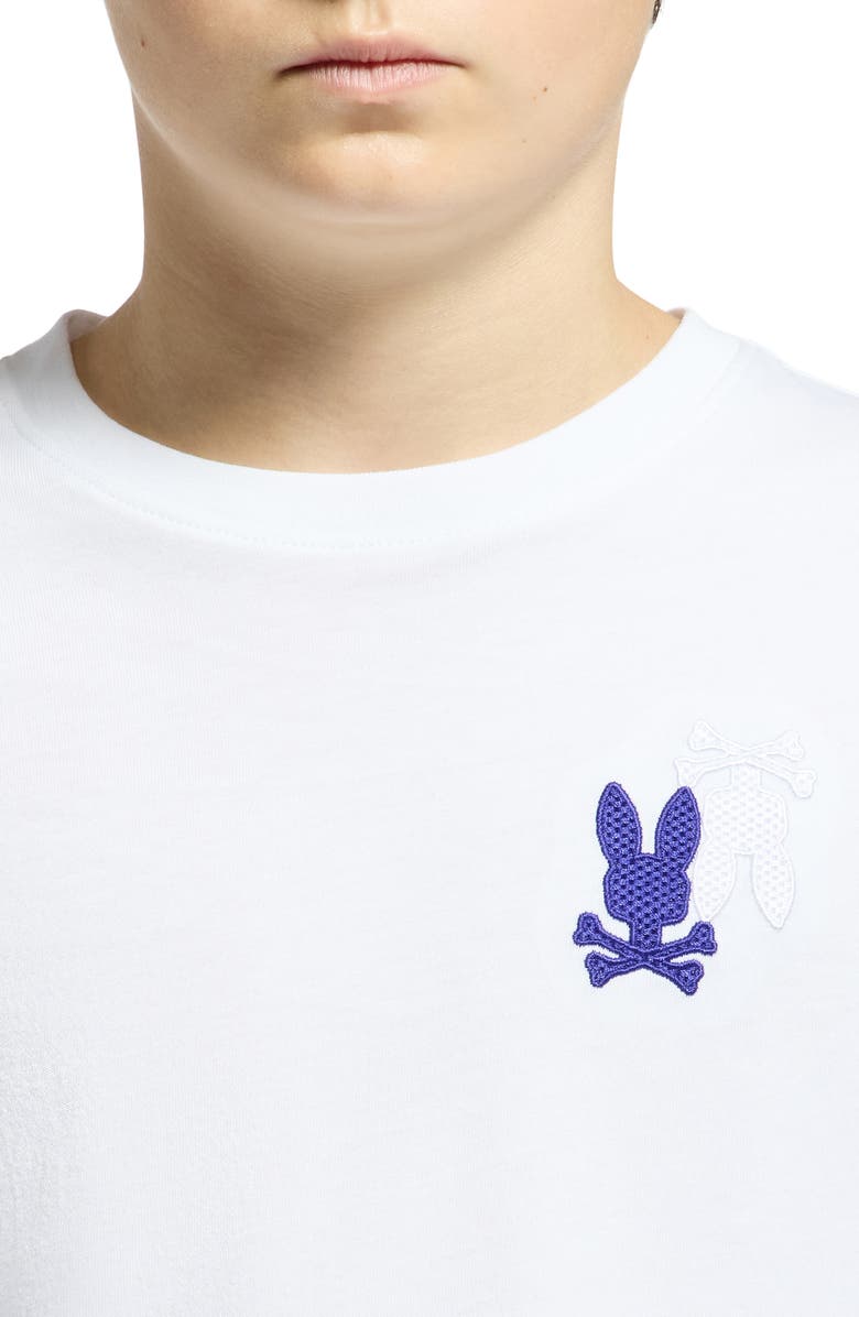 Psycho Bunny Kids' Pierce Embroidered T-Shirt, Alternate, color, 