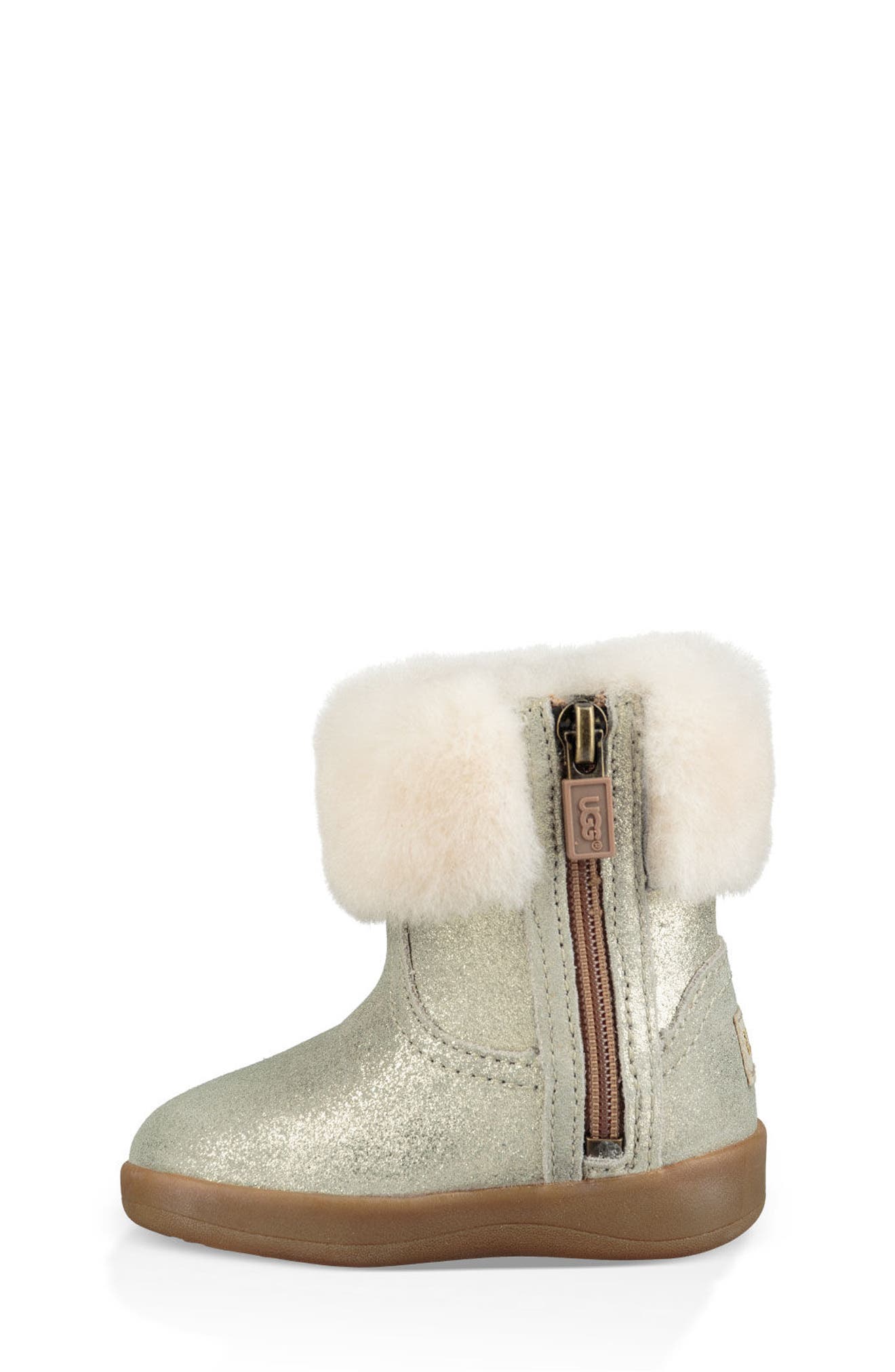 UGG<sup>®</sup> Jorie II Metallic Genuine Shearling Boot, Alternate, color, 