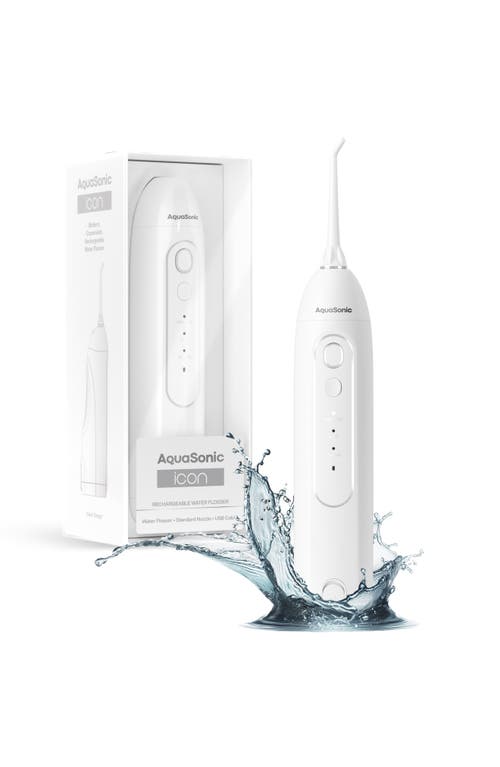 Aquasonic Icon Pearl Flosser In Pearl