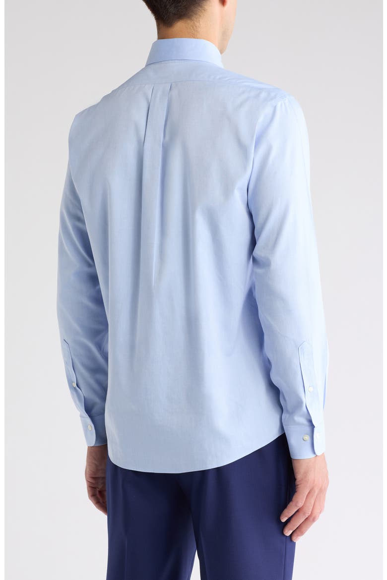 Regular Fit Stretch Button-Down Oxford Shirt, Alternate, color, SOLID LIGHT BLUE