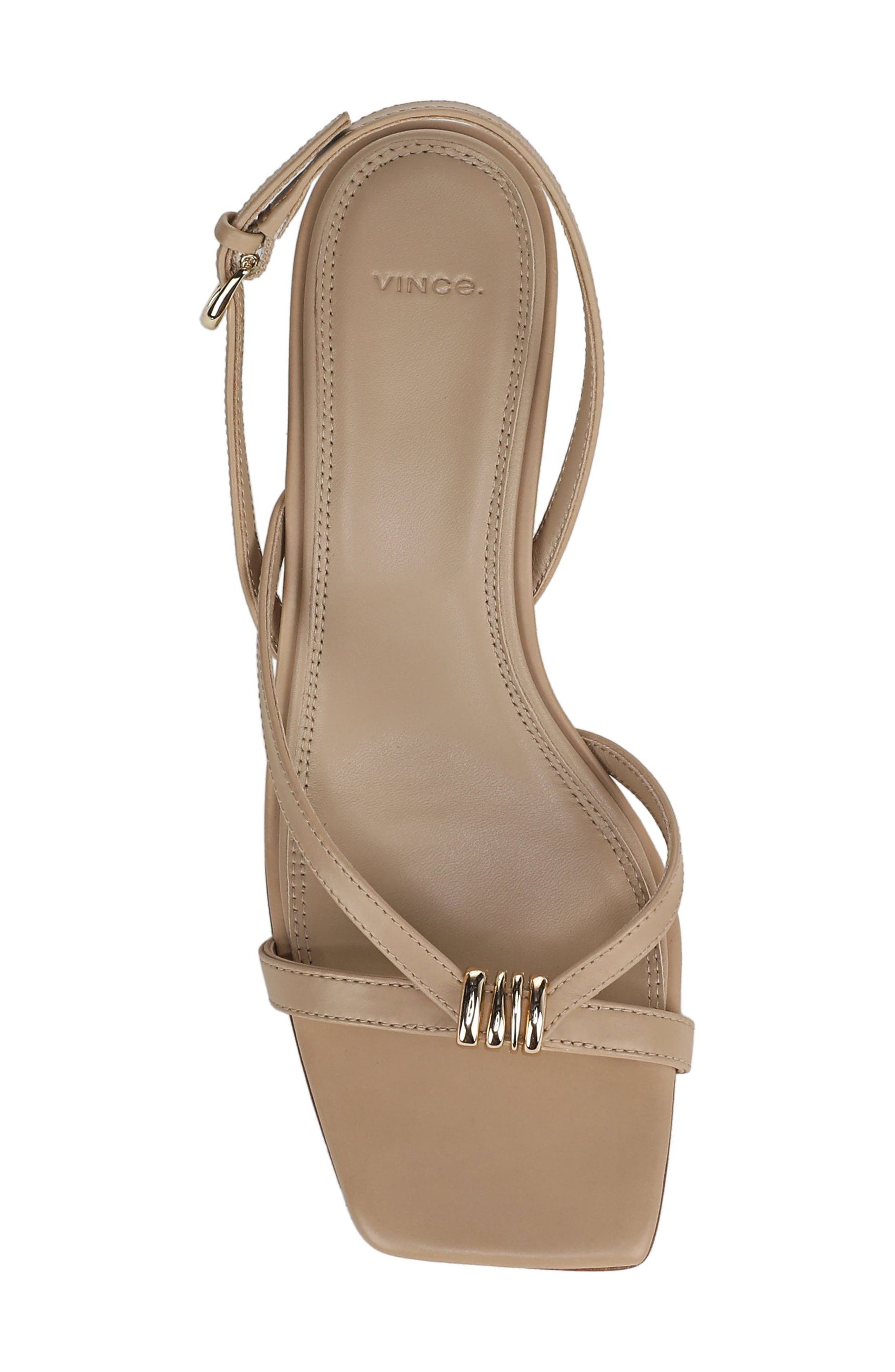 Tali Slingback Kitten Heel Sandal, Alternate, color, WARM ALMOND