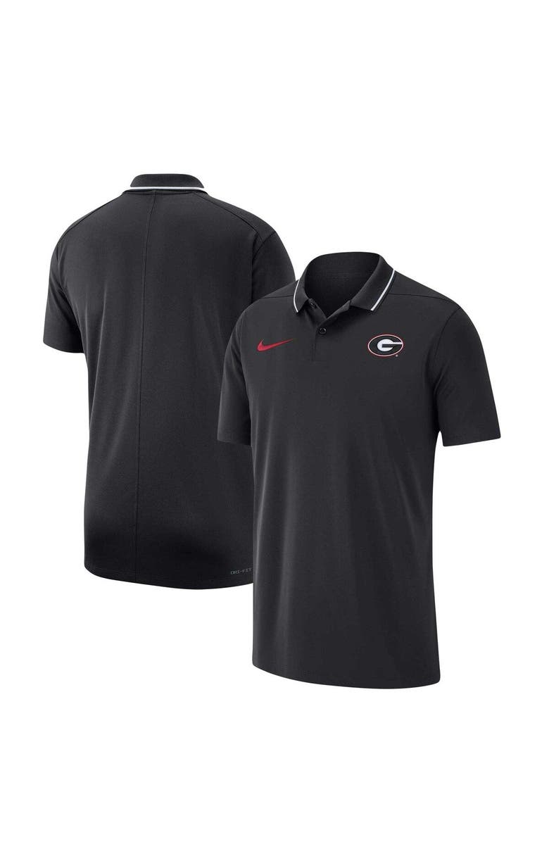 Nike Men's Nike Black Georgia Bulldogs 2023 Coaches Performance Polo, Alternate, color,