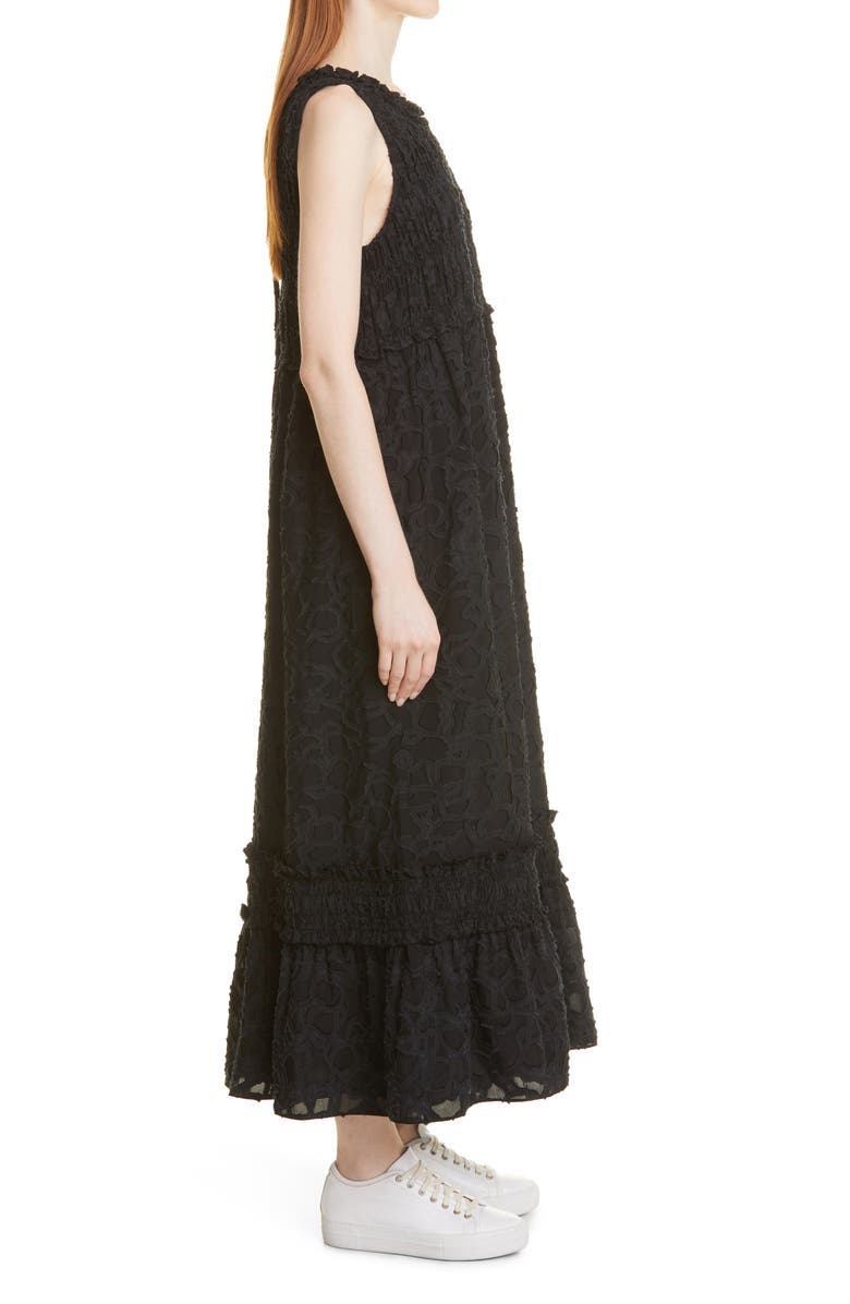 Club Monaco Smocked Tank Maxi Dress, Alternate, color,