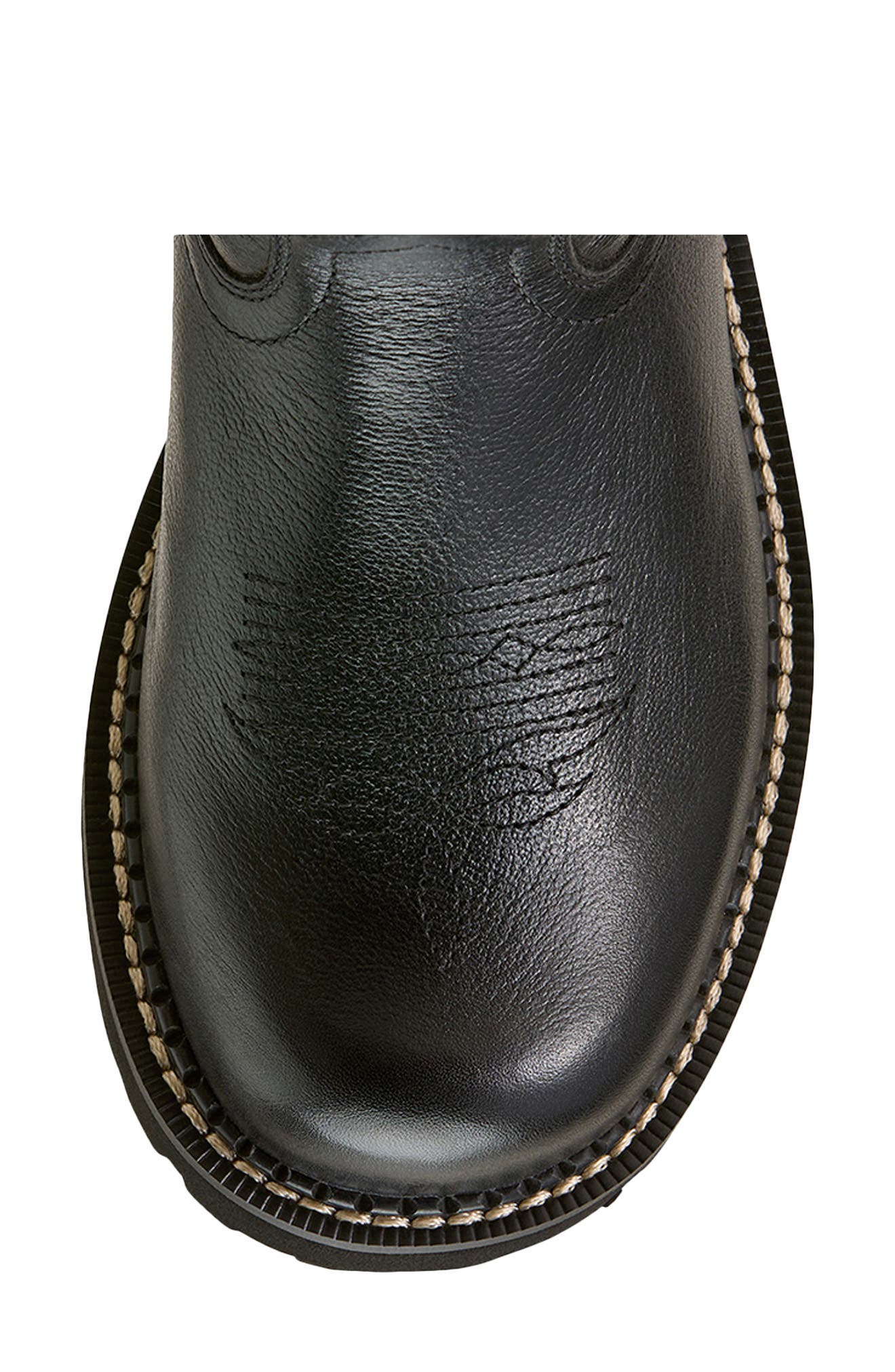 Ariat Fatbaby Dawn Western Boot, Alternate, color, Black Deertan