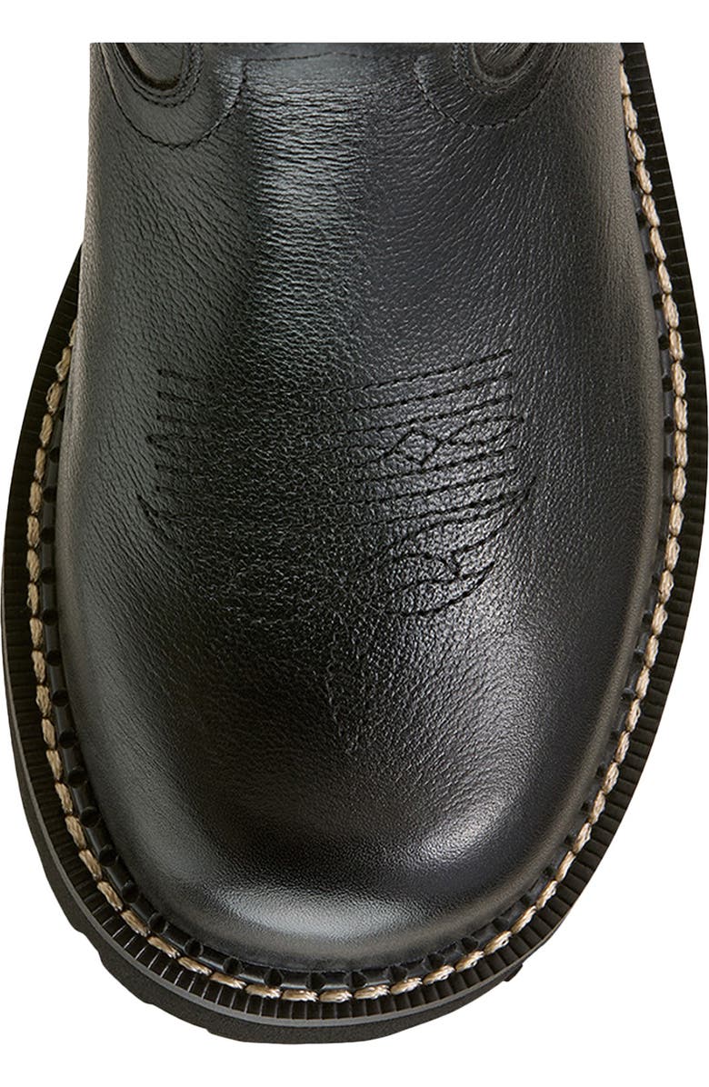 Ariat Fatbaby Dawn Western Boot, Alternate, color, Black Deertan