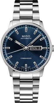 MIDO Commander Datoday Automatic Bracelet Watch, 40mm