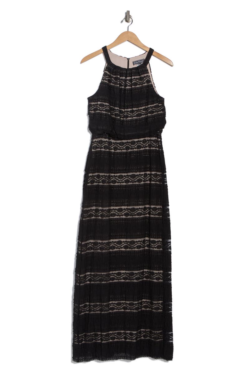 Eliza J Halter Neck Sleeveless Lace Maxi Dress | Nordstromrack