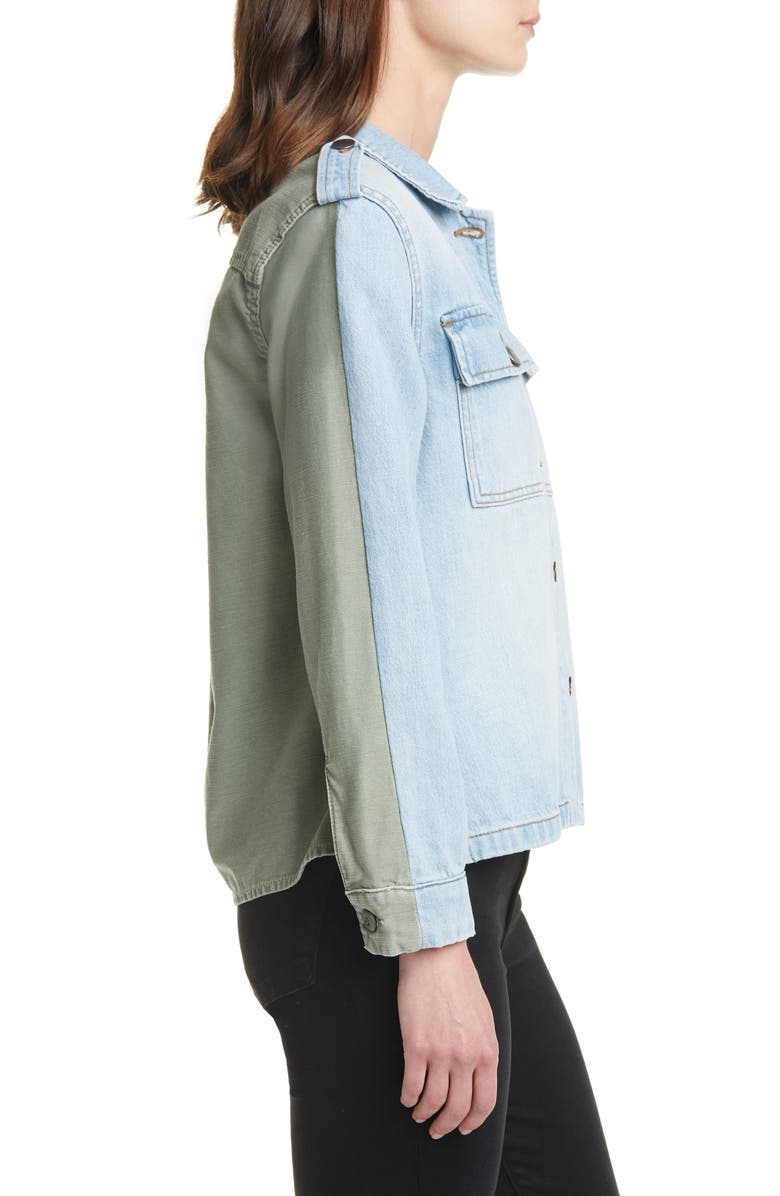 FRAME Cargo Mix Shirt Jacket, Alternate, color, 
