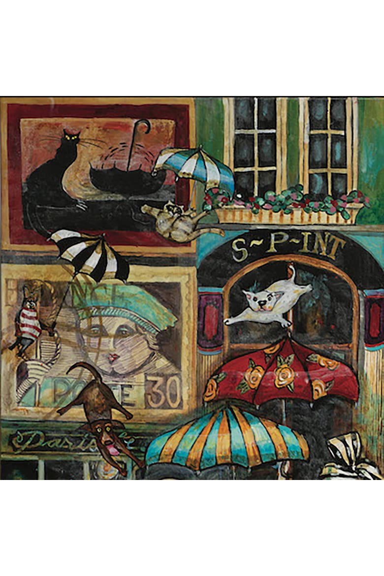 Raining Cats and Dogs in Paris by Jennifer Garant 1000 Piece Puzzle, Alternate, color, Multicolored