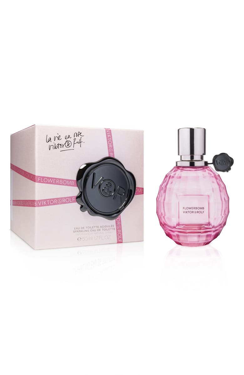 FLOWERBOMB Viktor&Rolf 'Flowerbomb La Vie en Rose' Eau de Toilette, Alternate, color, 
